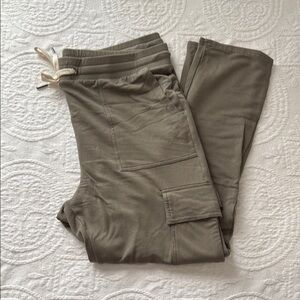 Jules & Leopold Green Track Pants with Elastic Waistband